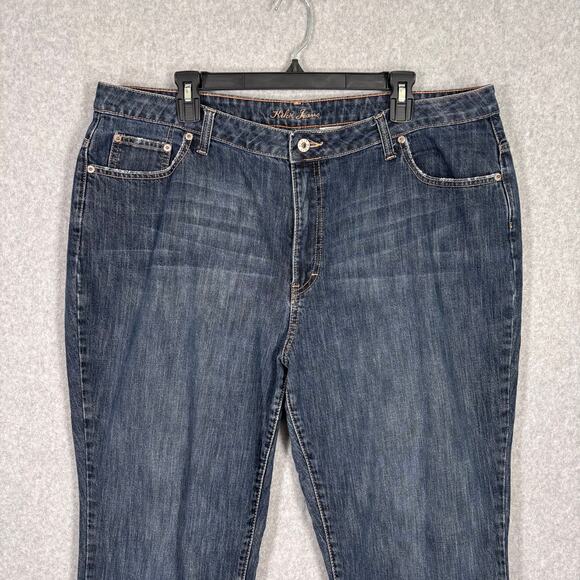 Kikit Jeans 20 Kick Flare Ankle Bootcut Stretch Faded Distressed Embroidered - Picture 2 of 10